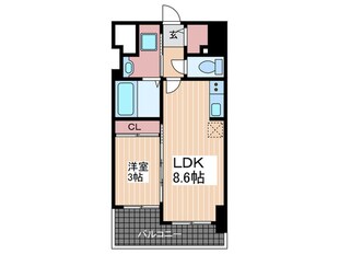 Ｓ－ＲＥＳＩＤＥＮＣＥ舟入本町の物件間取画像